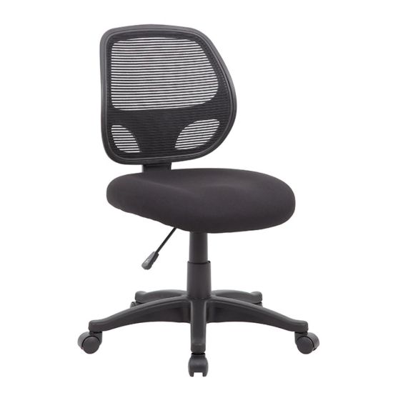 Picture of Boss Office Products Commercial Grade Ergonomic Mesh High-Back Task Chair, Black