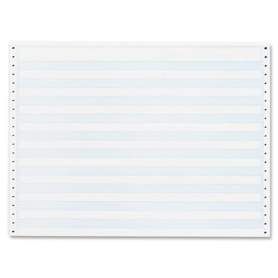 Picture of Sparco Continuous Paper, 15in x 11in, 20 Lb, Blue Bar, Carton Of 2,400 Forms