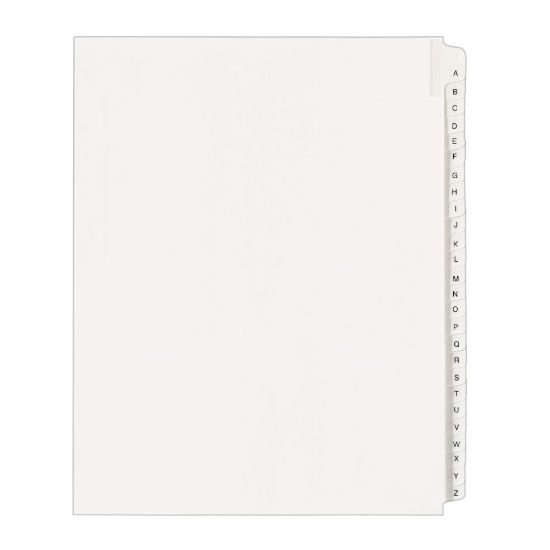 Picture of Avery Allstate-Style Collated Legal Exhibit Dividers, 8 1/2in x 11in, White Dividers/White Tabs, A-Z, Pack Of 26 Tabs