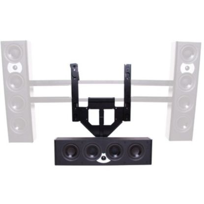 Picture of Chief Center Speaker Adapter - For Displays 46-65in - Black - Mounting kit - for speaker(s) - black - for Chief MF1, MFCUB, MFCUB700; MFC Series MFCUS700; Universal Flat Panel Floor Stand MF1U