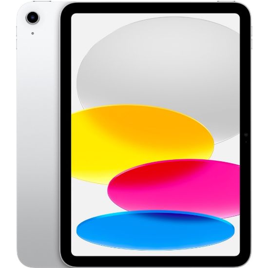 Picture of Apple iPad Tablet, 10.9in Touch Screen, 4GB Memory, 256GB Storage, Silver