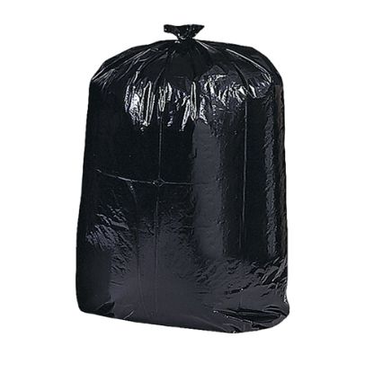 Picture of Genuine Joe Contractor Cleanup Trash Bags, 42 Gallons, 33in x 48in, Black, Box Of 20