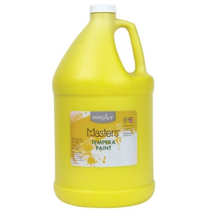 Picture of Little Masters Tempera Paint, 128 Oz, Yellow, Pack Of 2