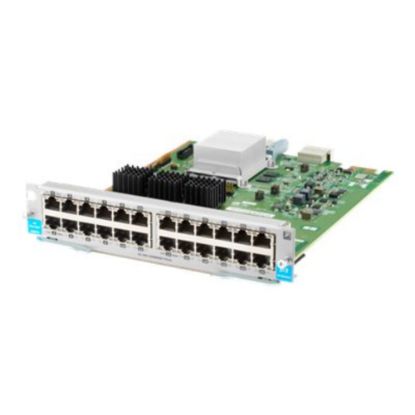 Picture of HPE - Expansion module - Gigabit Ethernet x 24 - for HPE Aruba 5406R, 5406R 16, 5406R 44, 5406R 8-port, 5406R zl2, 5412R, 5412R 92, 5412R zl2