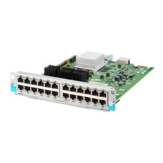 Picture of HPE - Expansion module - Gigabit Ethernet x 24 - for HPE Aruba 5406R, 5406R 16, 5406R 44, 5406R 8-port, 5406R zl2, 5412R, 5412R 92, 5412R zl2