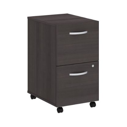 Picture of Bush Business Furniture Studio C 20-1/4inD Vertical 2-Drawer Mobile File Cabinet, Storm Gray, Delivery