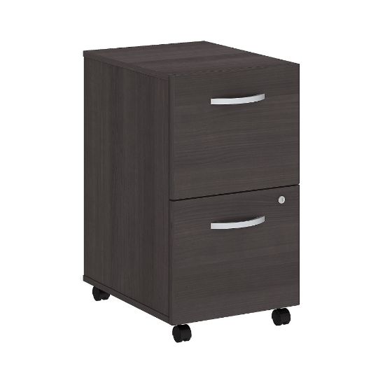 Picture of Bush Business Furniture Studio C 20-1/4inD Vertical 2-Drawer Mobile File Cabinet, Storm Gray, Delivery