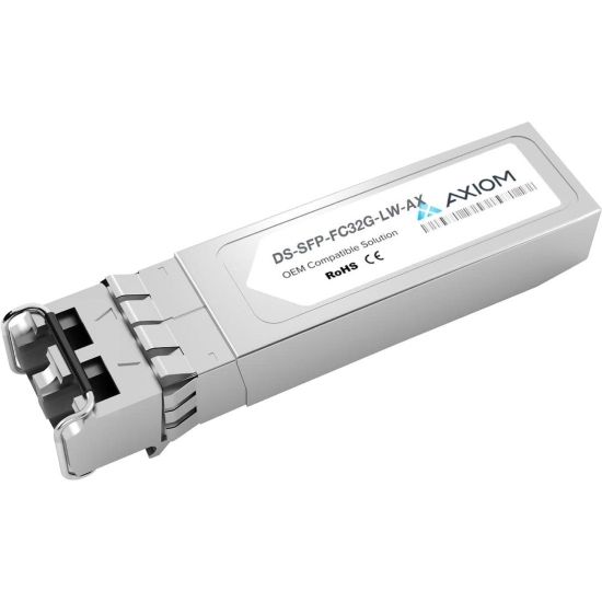 Picture of Axiom 32GBASE-LW SFP+ Transceiver for Cisco - DS-SFP-FC32G-LW - 100% Cisco Compatible 32GBASE-LW SFP+