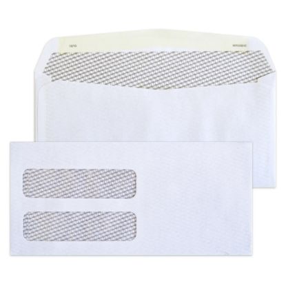 Picture of Healthcare 4-1/8in X 8-7/8in Medical Billing Statement Envelopes, Left Side Double-Window, Gum Seal, White, Pack of 1000