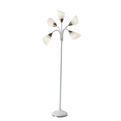 Picture of Adesso Simplee 5-Light Floor Lamp, 67inH, White