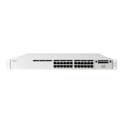 Picture of Meraki 24-port Gbe UPoE Switch - 24 Ports - Manageable - 3 Layer Supported - Modular - 1100 W Power Consumption - Twisted Pair, Optical Fiber - 1U High - Rack-mountable