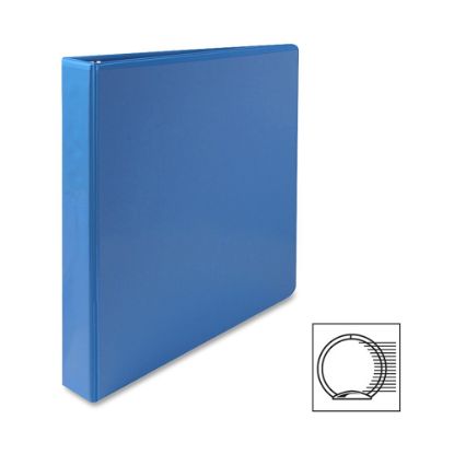 Picture of Sparco Premium View 3-Ring Binder, 1in Round Rings, 96% Recycled, Light Blue