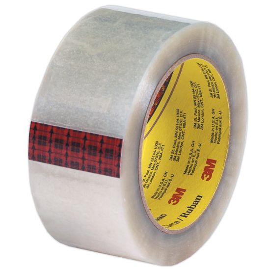 Picture of 3M 313 Carton-Sealing Tape, 2in x 110 Yd., Clear, Case Of 36 Rolls