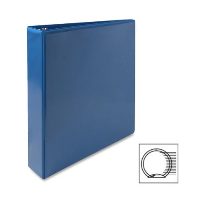 Picture of Sparco Premium View 3-Ring Binder, 1 1/2in Round Rings, 96% Recycled, Light Blue