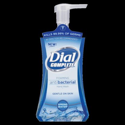 Picture of Dial Complete Antibacterial Foam Hand Soap, Springwater Scent, 7.5 Oz Pump Bottle