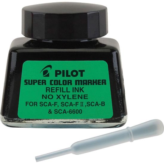 Picture of Pilot Super Color Marker Refill Ink, Fine Point, 0.7 mm, 1 Fl Oz, Black