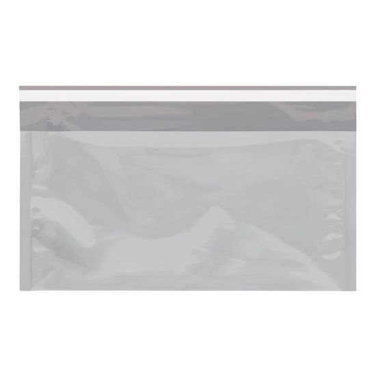 Picture of Partners Brand Metallic Glamour Mailers, 10-1/4in x 6-1/4in, Silver, Case Of 250 Mailers