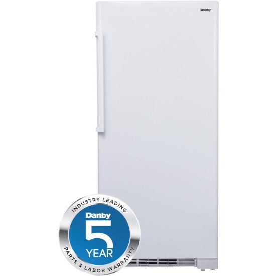 Picture of Danby Designer 16.7 cu. ft. Upright Freezer - 16.70 ft� - Reversible - 16.70 ft� Net Freezer Capacity - White - LED Light