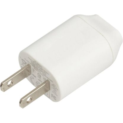 Picture of 4XEM USB Wall Charger/Power Adapter - 1 Pack - 5 W - 120 V AC, 230 V AC Input - 5 V DC/1 A Output - White