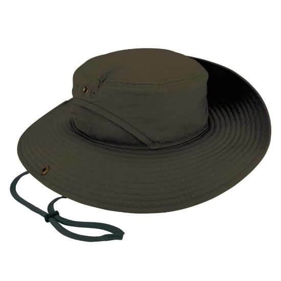 Picture of Ergodyne Chill-Its 8936 Lightweight Ranger Hat With Mesh Paneling, Small/Medium, Olive