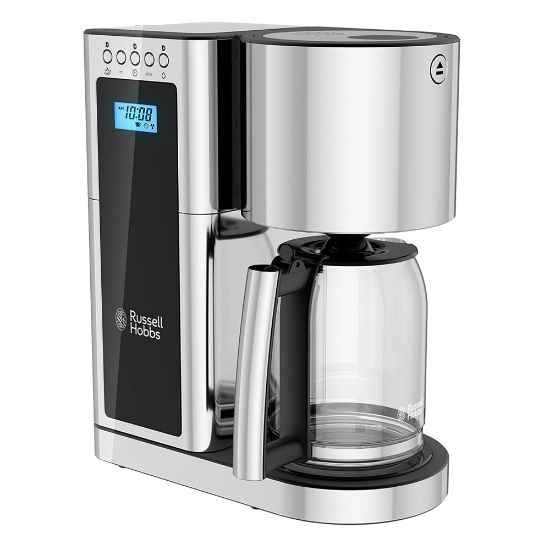 Picture of Russell Hobbs 8-Cup Coffeemaker, Silver/Black