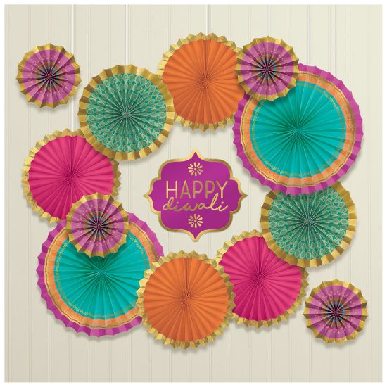 Picture of Amscan Diwali Fan Decorating Kit, Multicolor