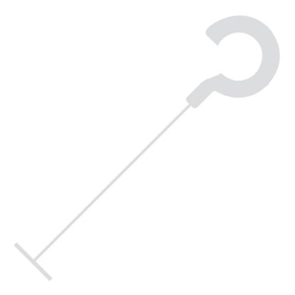 Picture of Garvey Polypropylene J-Hook Tag Fasteners, 1-1/2in, Clear, Pack Of 5,000 Fasteners