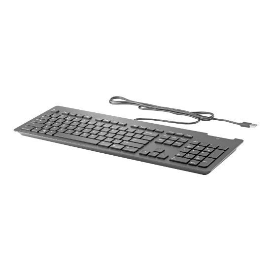 Picture of HP Business Slim - Keyboard - USB - US - black - for HP 34, Z1 G9; Elite 800 G9; Pro 260 G9, 400 G9; ProOne 440 G9; ZBook Fury 15 G8, 17 G8