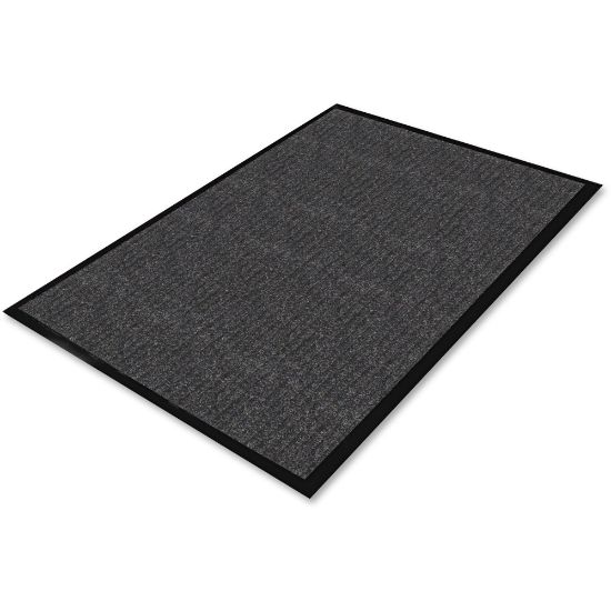 Picture of Genuine Joe Golden Series Walk-Off Mat, 4ft x 6ft, Charcoal