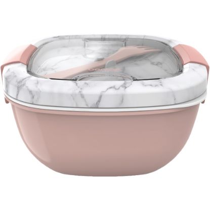 Picture of Bentgo Salad Lunch Container, 4in x 7-1/4in, Blush Marble