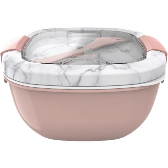 Picture of Bentgo Salad Lunch Container, 4in x 7-1/4in, Blush Marble