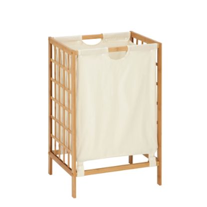 Picture of Honey-Can-Do Knockdown Bamboo Hamper, 25 7/8in, Natural