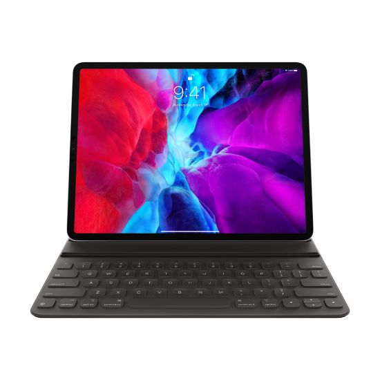 Picture of Apple Smart Keyboard Folio Keyboard/Cover Case (Folio) for 12.9in Apple iPad Pro (4th Generation), iPad Pro (3rd Generation) Tablet