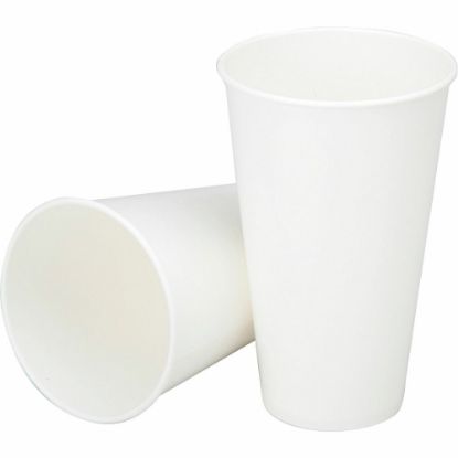 Picture of SKILCRAFT Paper Hot Cups, 12 Oz, White, Box Of 1,000 (AbilityOne 7350-00-641-4517)