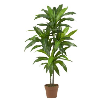 Picture of Nearly Natural 43inH Real-Touch Silk Dracaena Plant With Pot, Green