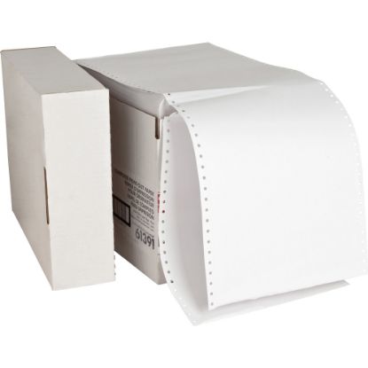 Picture of Sparco Continuous Paper, 9 1/2in x 11in, 20 Lb, White, Carton Of 2,550 Forms