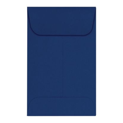 Picture of LUX Coin Envelopes, #1, Gummed Seal, Navy, Pack Of 500