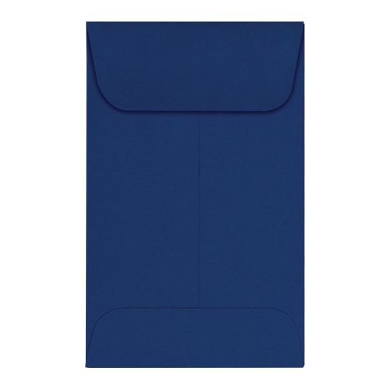 Picture of LUX Coin Envelopes, #1, Gummed Seal, Navy, Pack Of 500