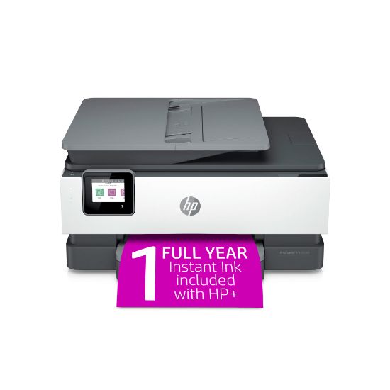 Picture of HP OfficeJet Pro 8034e Wireless All-in-One Color Printer with 1 Full Year Instant Ink with HP+ (1L0J0A)