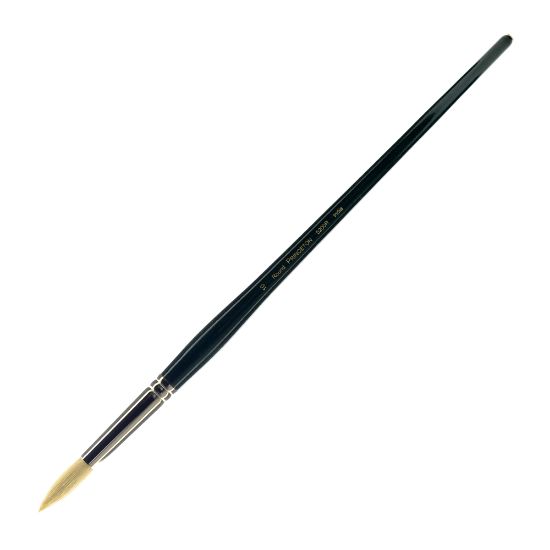 Picture of Princeton Series 5200 Ashley Paint Brush, Size 10, Round Bristle, Hog Hair, Blue