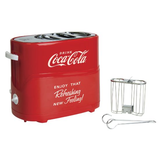 Picture of Nostalgia Electrics Coca-Cola Pop-Up Hot Dog Toaster, Red