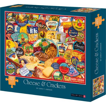 Picture of Willow Creek Press 1,000-Piece Puzzle, Cheese & Crackers