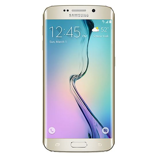 Picture of Samsung Galaxy S6 Edge G925T Cell Phone, Gold Platinum, PSN101057