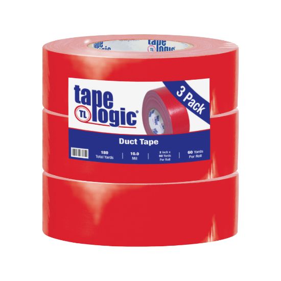 Picture of Tape Logic Duct Tape, 10 Mil, 2in x 60 Yd., Red, Case Of 3