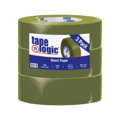 Picture of Tape Logic Duct Tape, 10 Mil, 2in x 60 Yd., Olive Green, Case Of 3