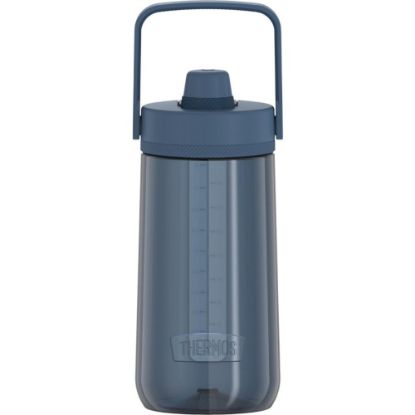 Picture of Thermos 40-Ounce Guardian Hard Plastic Hydration Bottle with Spout (Slate Blue) - 1.25 quart - Slate Blue, Blue - Plastic, Tritan