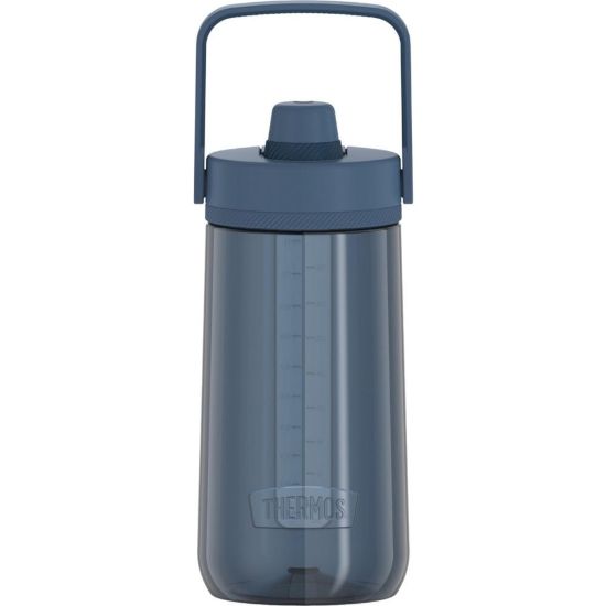 Picture of Thermos 40-Ounce Guardian Hard Plastic Hydration Bottle with Spout (Slate Blue) - 1.25 quart - Slate Blue, Blue - Plastic, Tritan