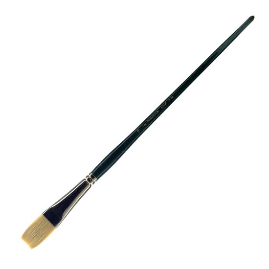 Picture of Princeton Series 5200 Ashley Paint Brush, Size 10, Flat Bristle, Hog Hair, Blue