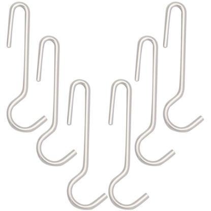 Picture of Range Kleen C59 6-Piece Chrome Narrow Pot Rack Hooks - for Utensil, Tool, Pot, Pot Rack, Pan - Chrome - 6 Piece