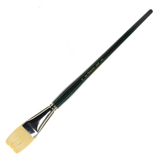 Picture of Princeton Series 5200 Ashley Paint Brush, Size 16, Flat Bristle, Hog Hair, Blue